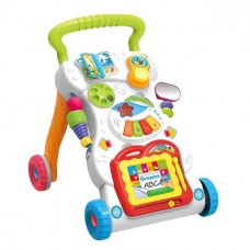Educational Push Toys, Sit-to-Stand Lighting and Music Walker for Babies